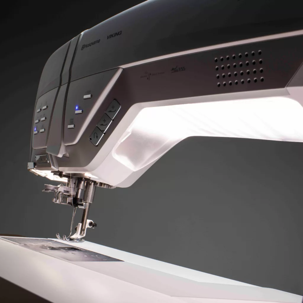 Husqvarna sewing machine with LED optics