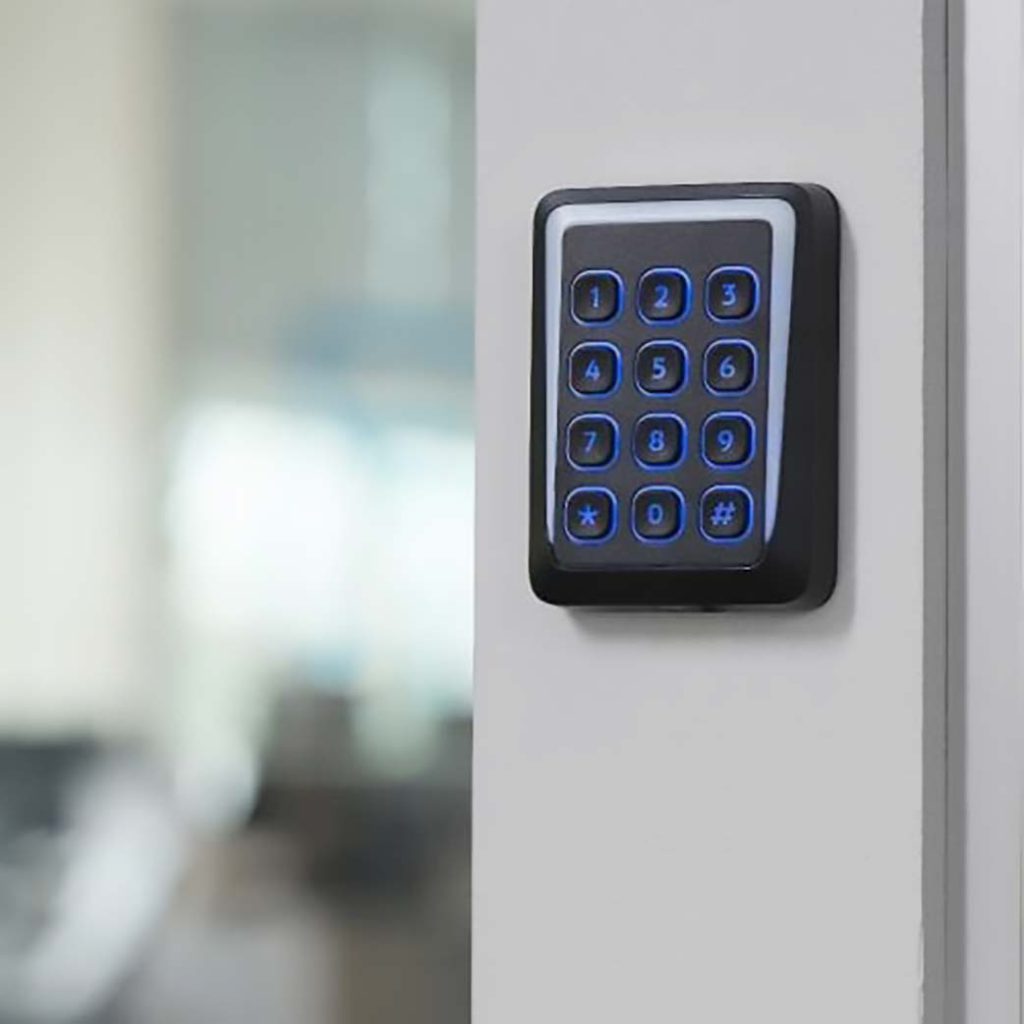 A Nexus keypad uses LED optics and LED light