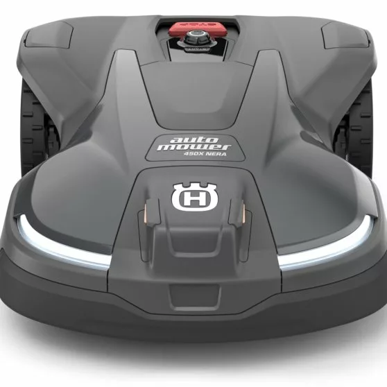 Robotic mower from the front