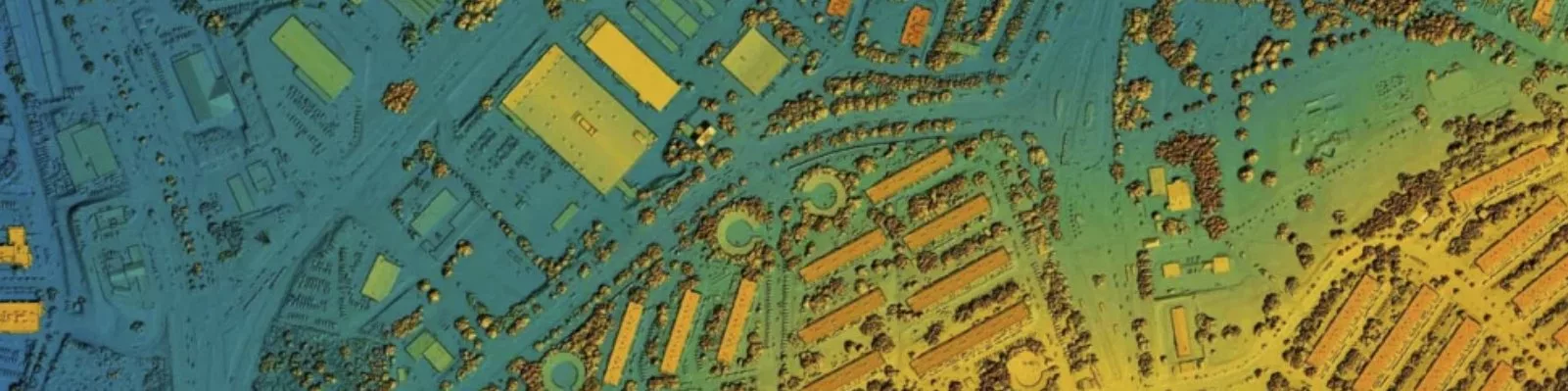 Example of LiDAR pointcloud from above