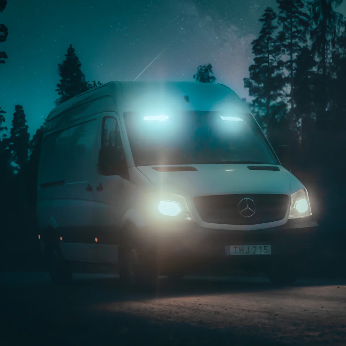 Van suing Veyra headlights designed by Eclipse